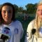 Maggie and Addie talk to us on senior night